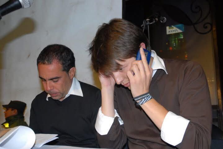 Armando Benedetti y Miguel Uribe.