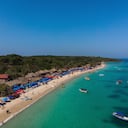Playa Blanca, en la isla Barú, Cartagena
