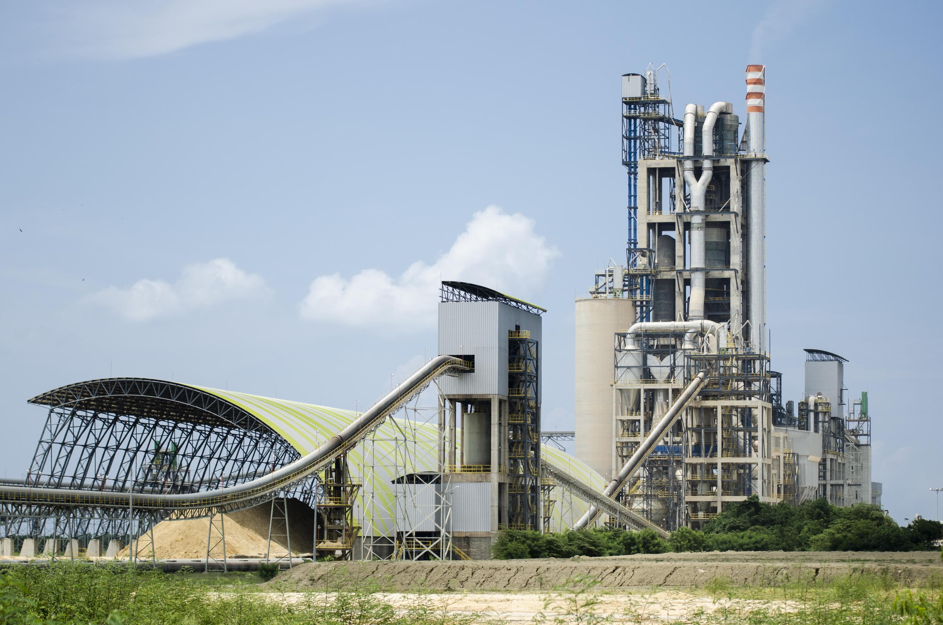 Así luce una planta de Cementos Argos. Esta es la que está en Cartagena.
