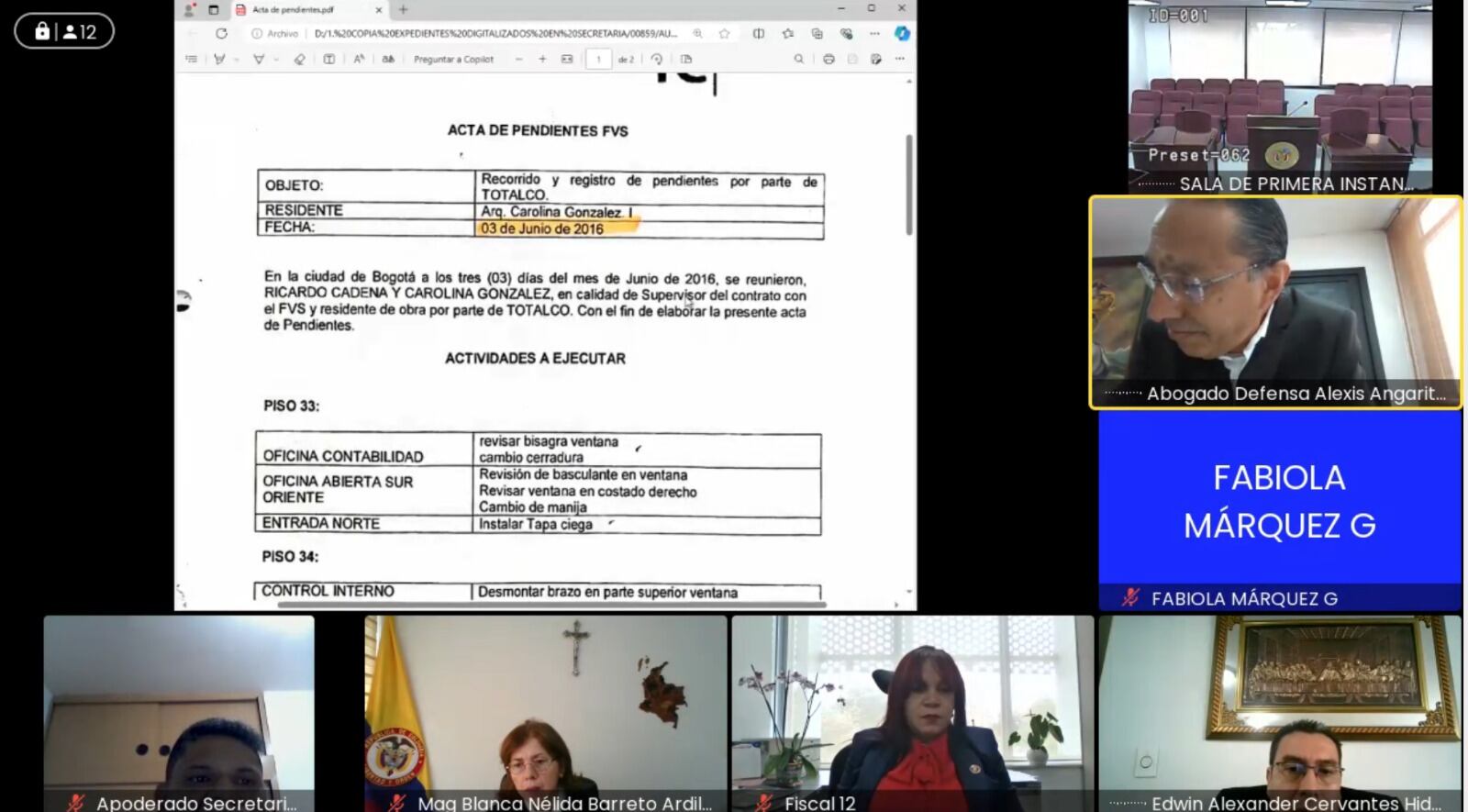 Juicio contra la magistrada del CNE, Fabiola Márquez, por contrato sin cumplimiento de requisitos legales.