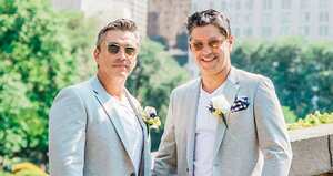 Cristian Salazar y Jorge Eduardo SanabriaLlevan siete años juntos y tienen una niña de 4 años.