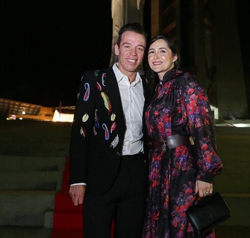Rigoberto Urán y su esposa Michelle Durango atraviesa por un asunto familiar que deben resolver.