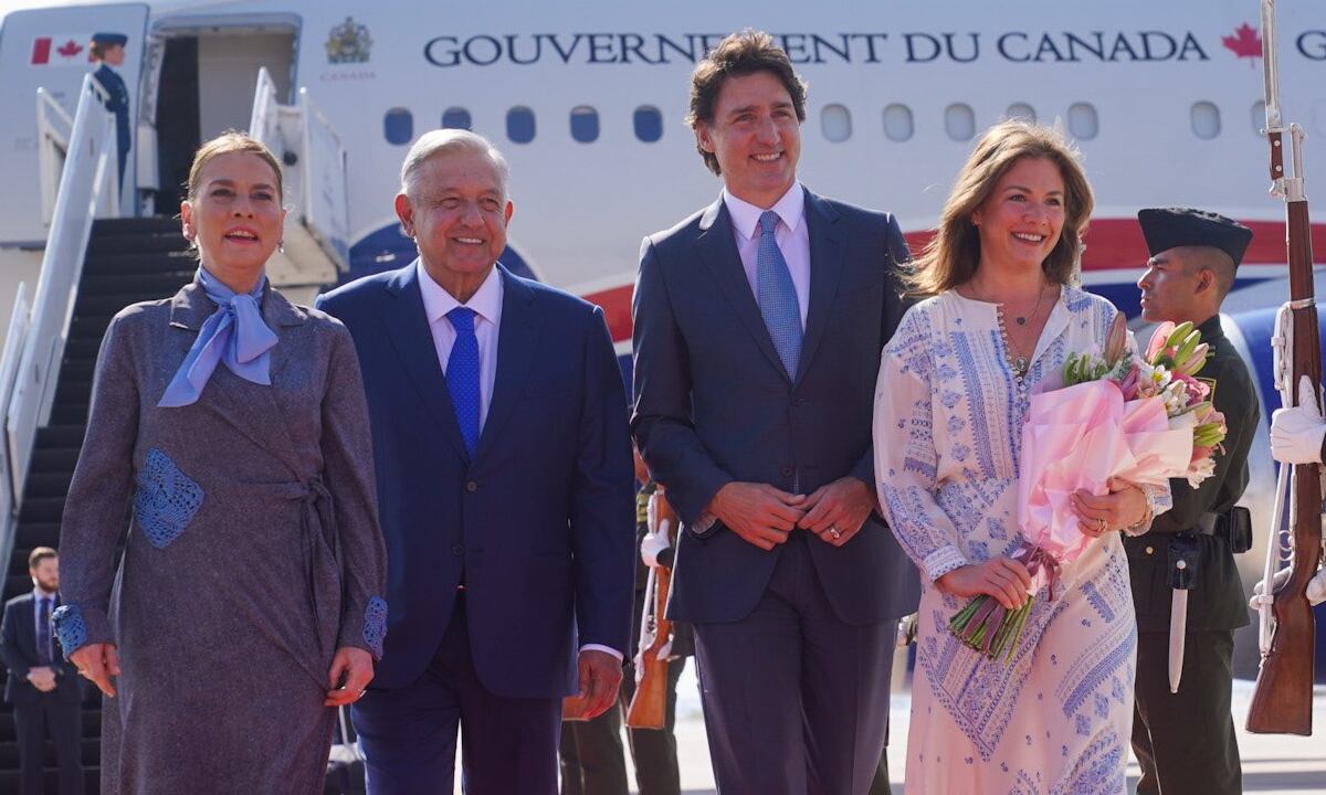 Trudeau y Biden llegaron en días pasados a México para participar de la cumbre del T-MEC.