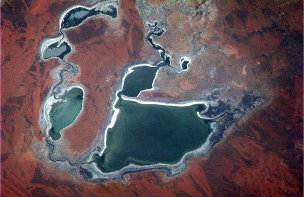 Otra vista de las estepas australianas. (Chris Hadfield @Cmdr_Hadfield)