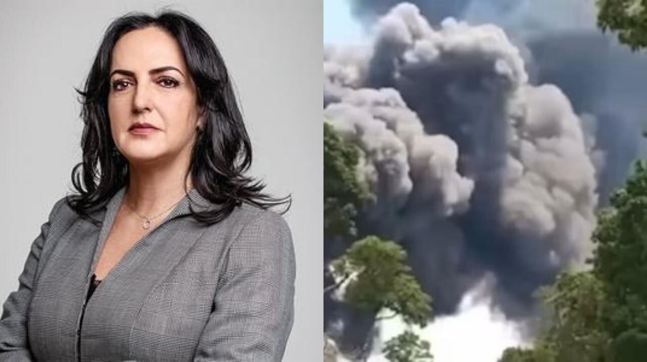 La senadora se pronuncia ante el atentado.