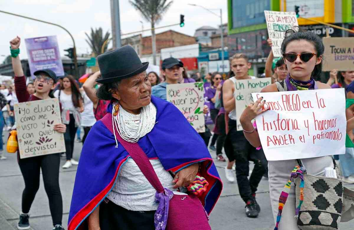 Las comunidades indígenas, afro y minoritarías participaron de la jornada. Foto: León Darío Peláez