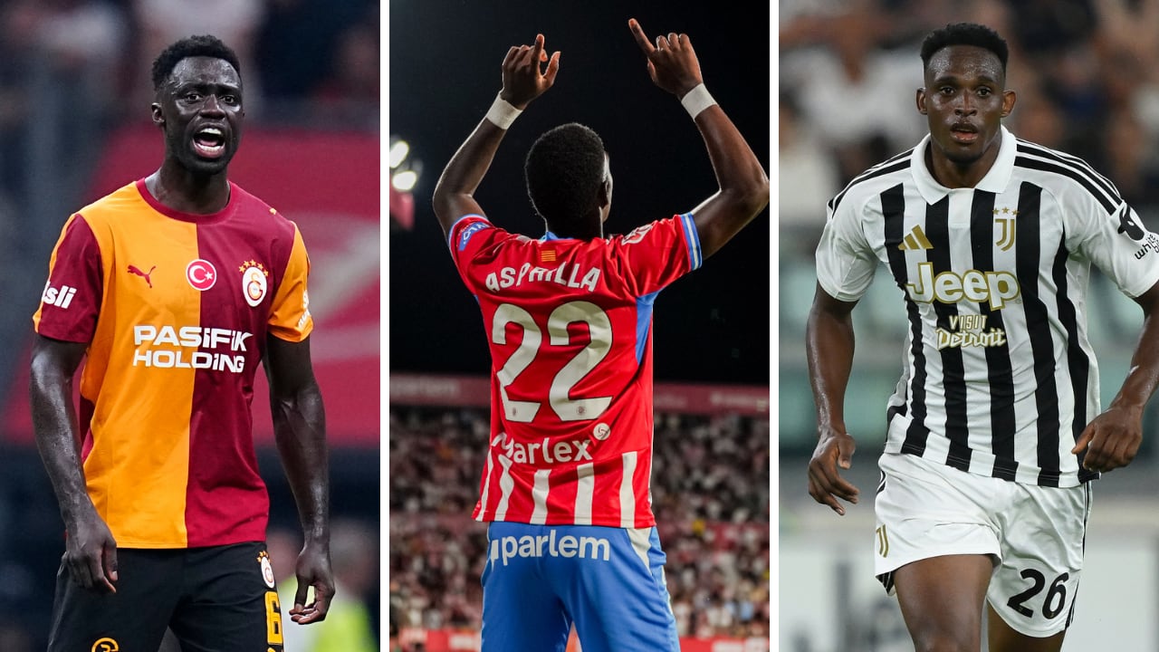Dávinson Sánchez, Yaser Asprilla y Jhon Lucumí tuvieron destacados desempeños con sus equipos en Europa.
