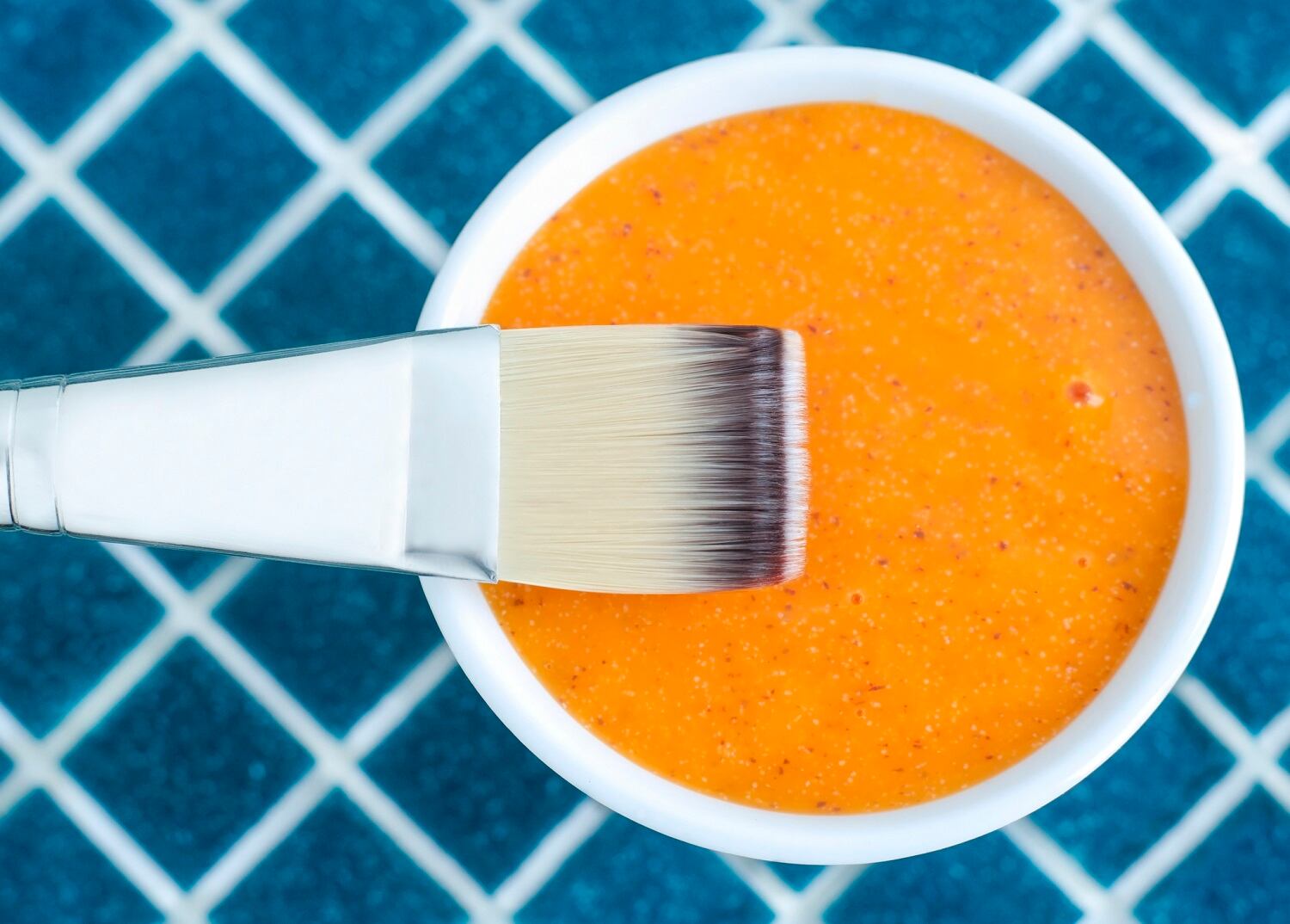 Mascarilla con zanahoria