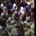 Primeras imágenes de los militares secuestrados.