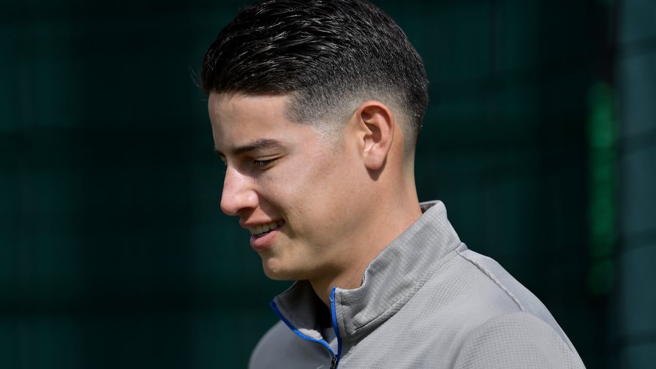 James Rodríguez no disputa un partido desde hace dos meses.