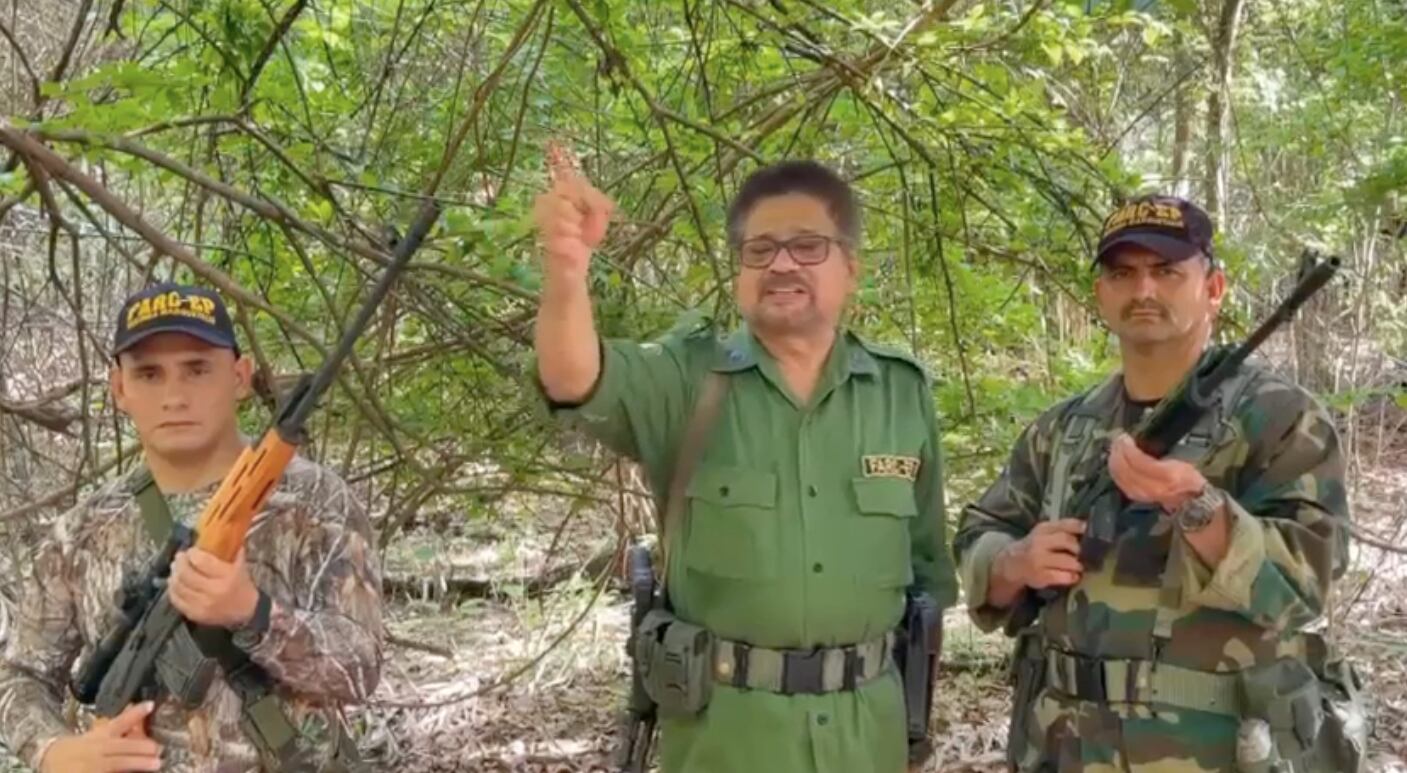 El narcoterrorista envió un video que está fechado el viernes 6 de mayo de 2021.