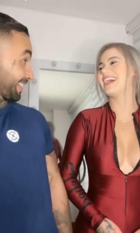 La pareja cayó en una broma de Yeferson Cossio.