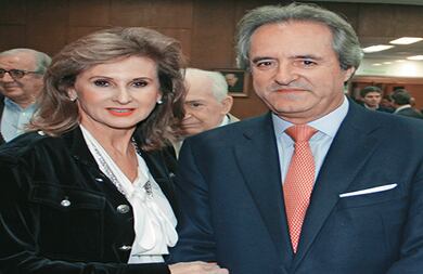 María Inés Londoño y Fernando Botero.