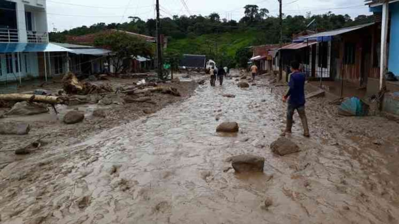 El desastre natural en Mocoa.