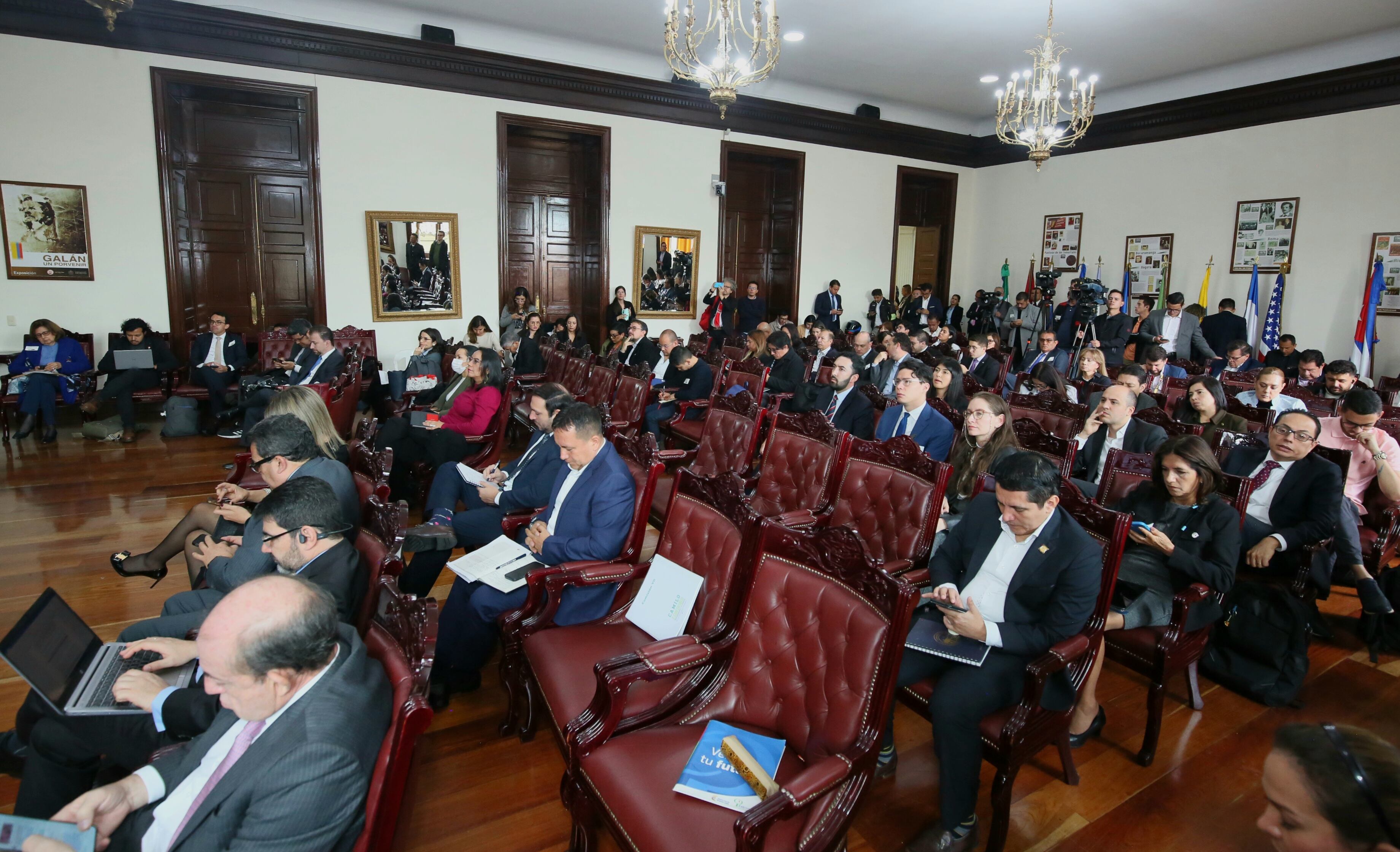 Comisión Séptima de la Cámara de Representantes audiencia pública sobre la reforma pensional