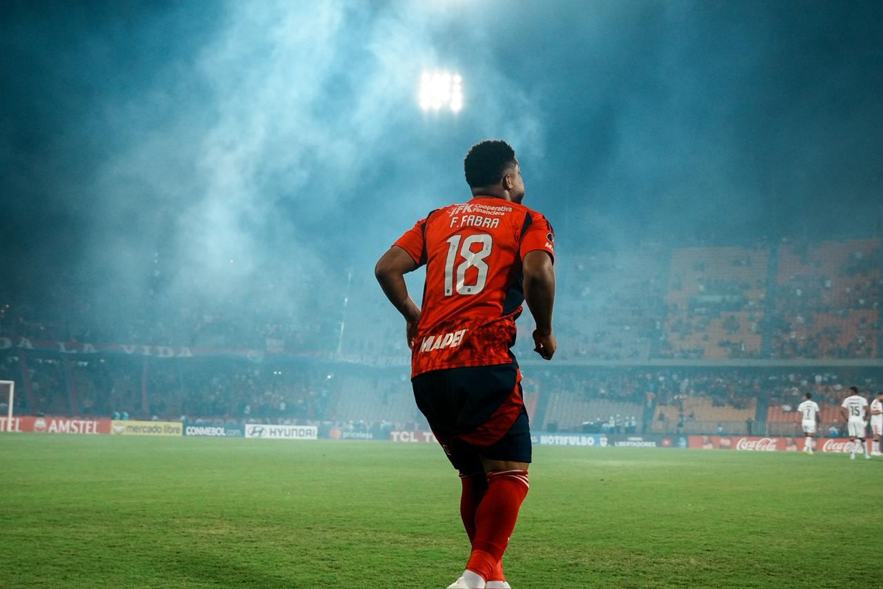 Imágenes del previo del partido entre Independiente Medellín y Flamengo por la Copa Libertadores.