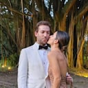 Martín Santos y su actual pareja sentimental.