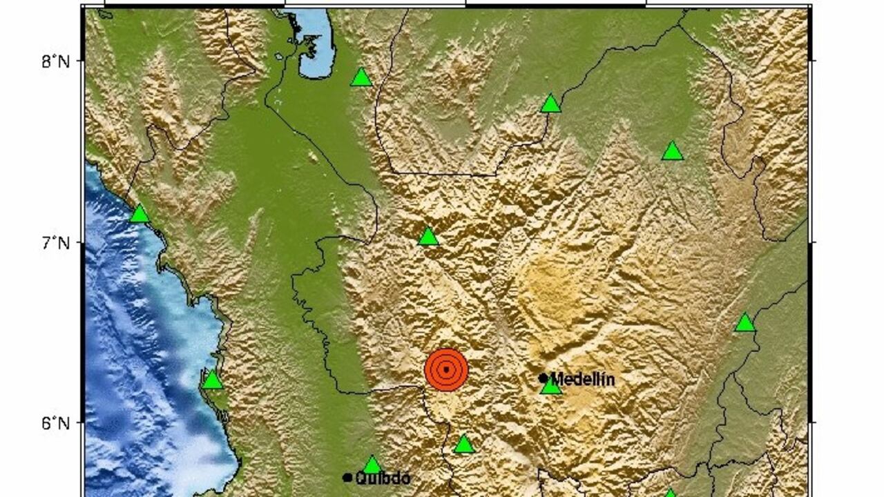 Temblor en Antioquia
