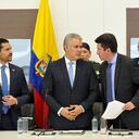 Consejo de seguridad en Bogotá liderado por el presidente Iván Duque.