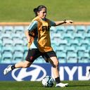 Las jugadoras de la Selección Colombia durante entrenamientos.
