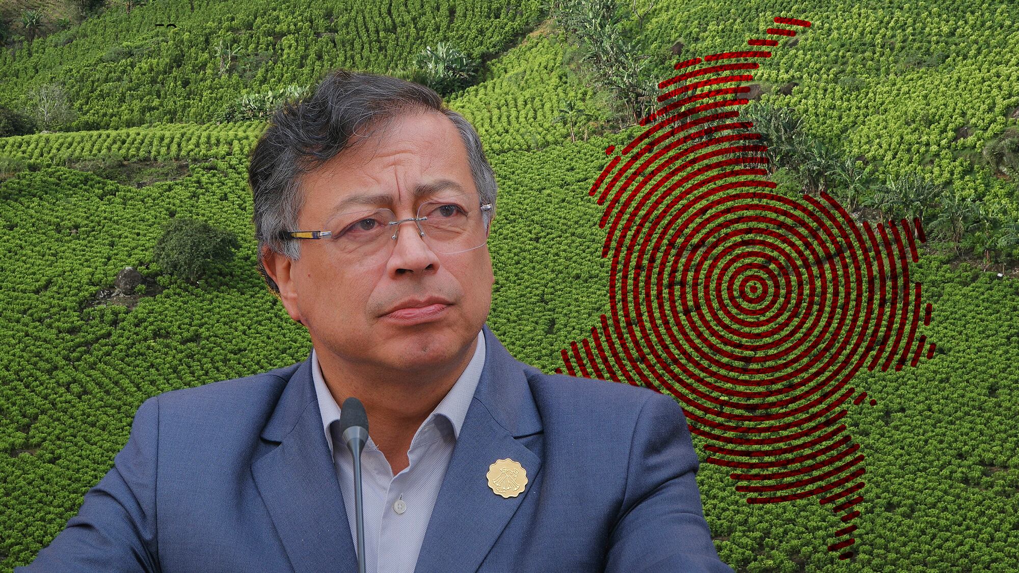 Gustavo Petro cultivos coca Colombia