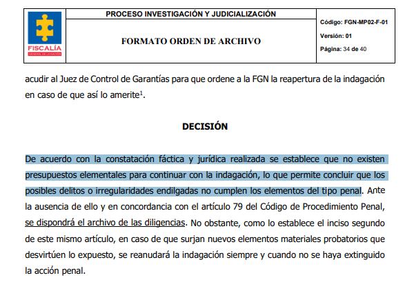 Fiscalía reconoce que no tiene los elementos mínimos para seguir con la investigación en cartel de las EPS.