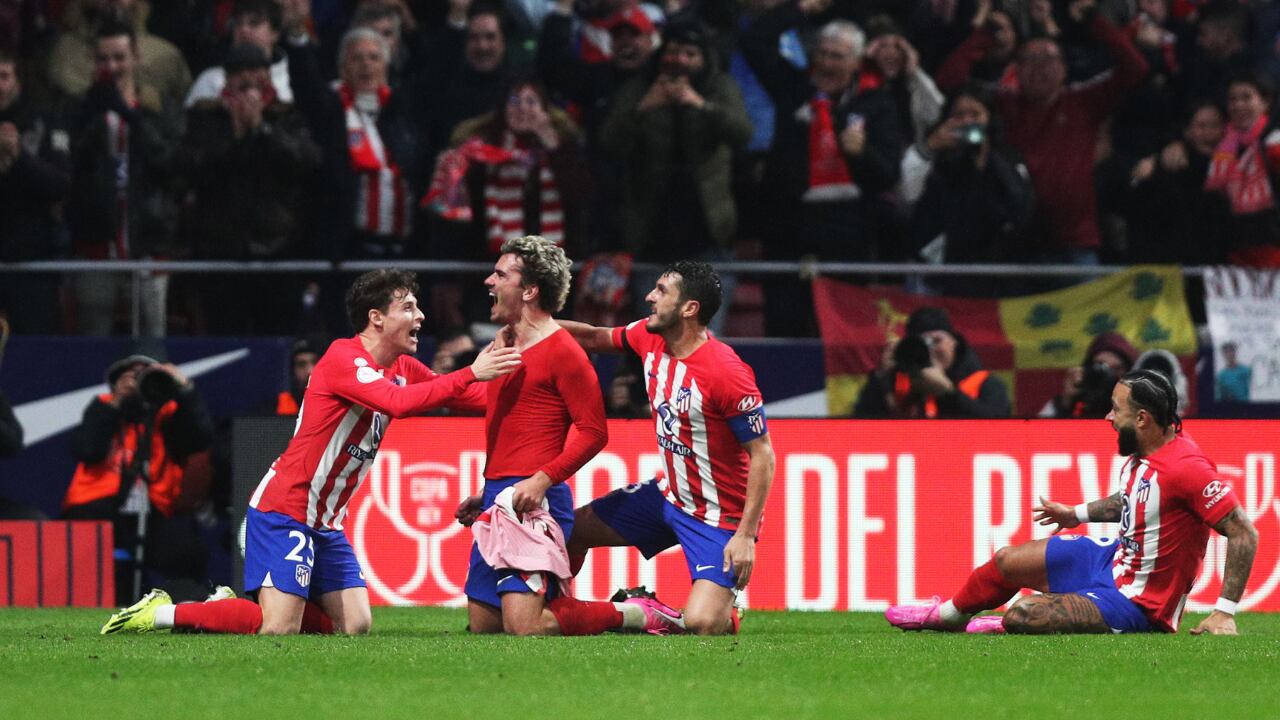Atlético de Madrid sacó de la Copa del Rey al Real Madrid