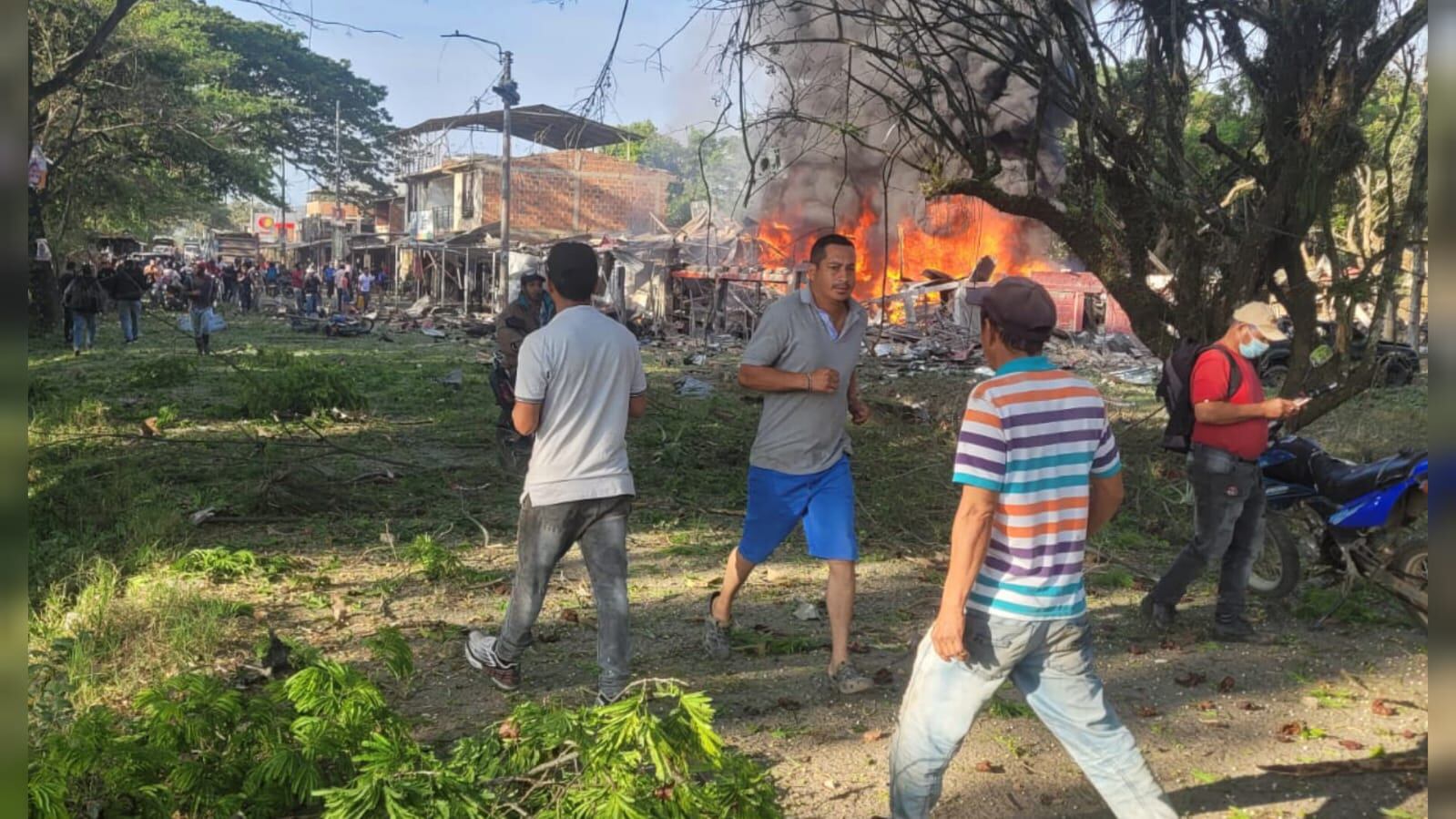 Fiscalía dispuso de un grupo especializado para investigar atentado terrorista contra la estación de Policía en Timba, Cauca.