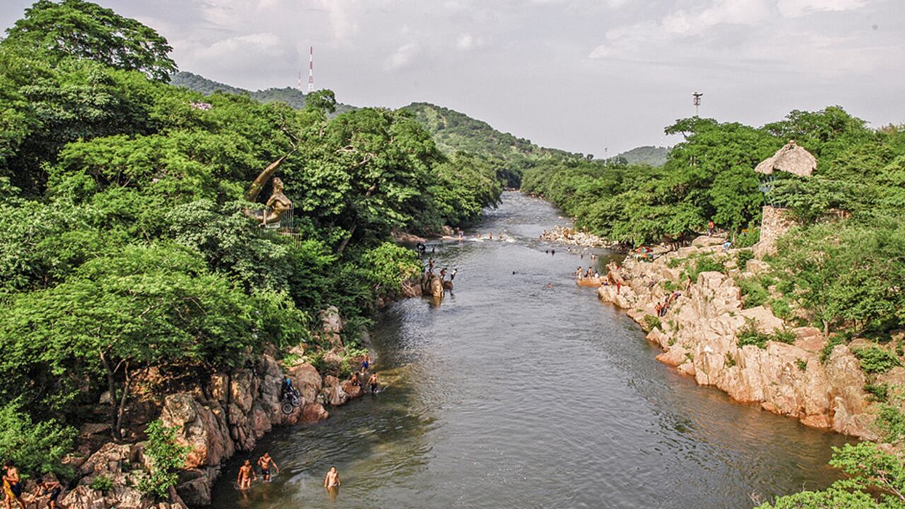 El balneario Hurtado, sobre el río Guatapurí, se encuentra a pocos minutos del centro de Valledupar.