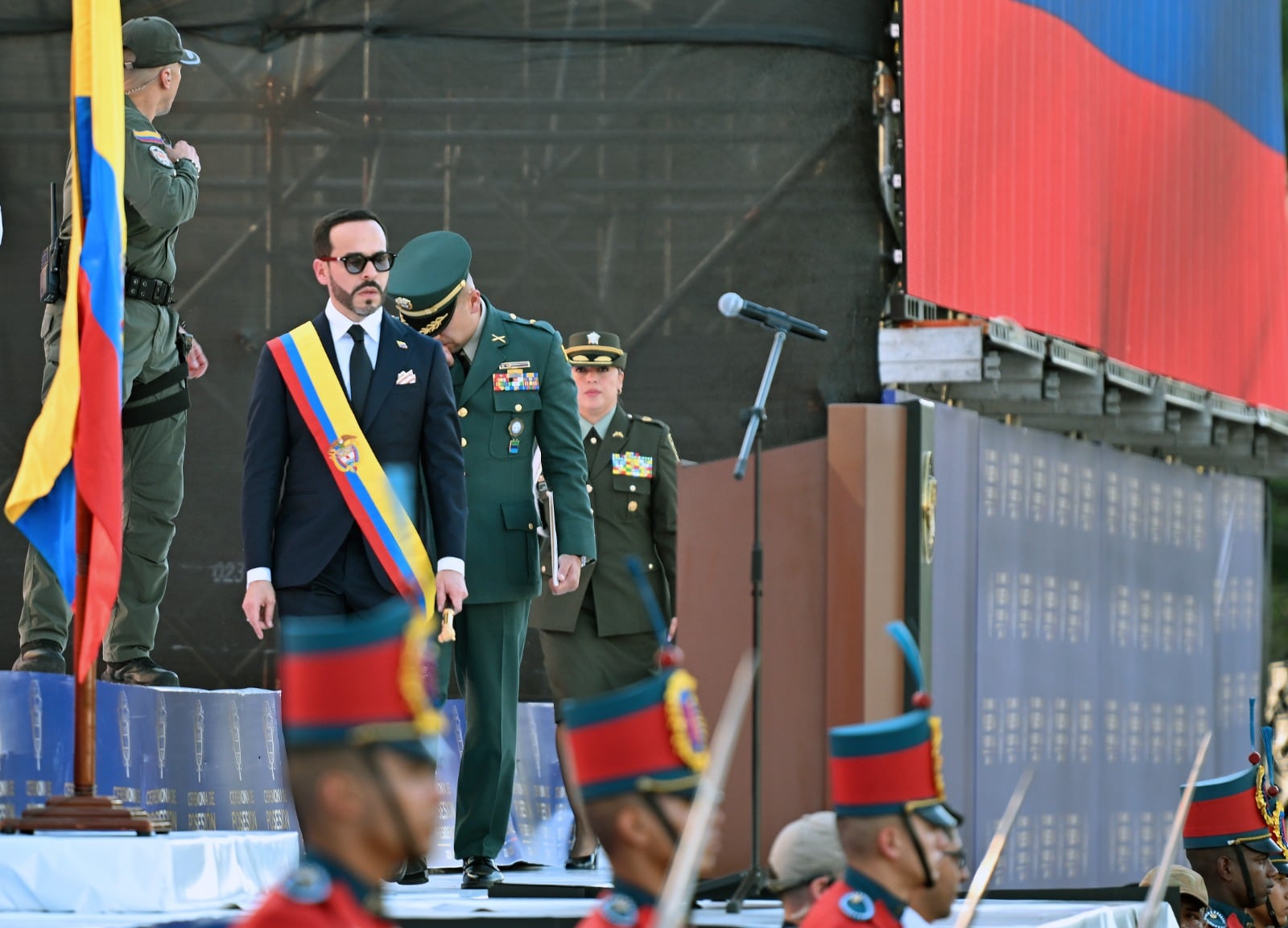 Posesión presidente Abelardo De La Espriella en el Batallón Pichincha
