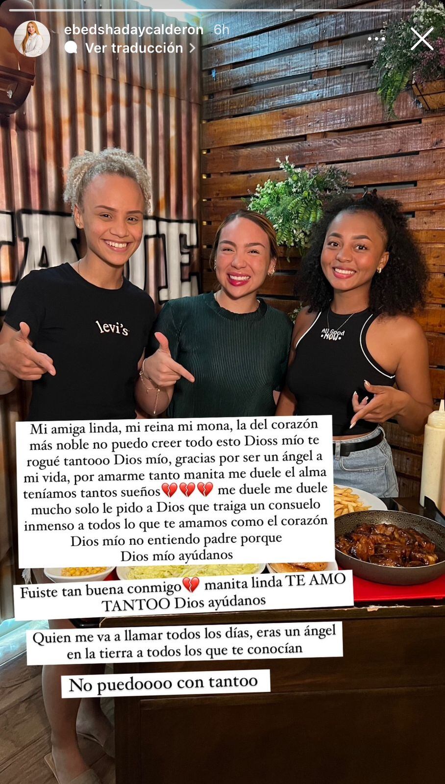 El emotivo mensaje de la novia a la dama de honor que murió en la tragedia.