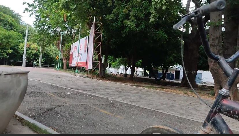 En este sitio hallaron la granada de fragmentación