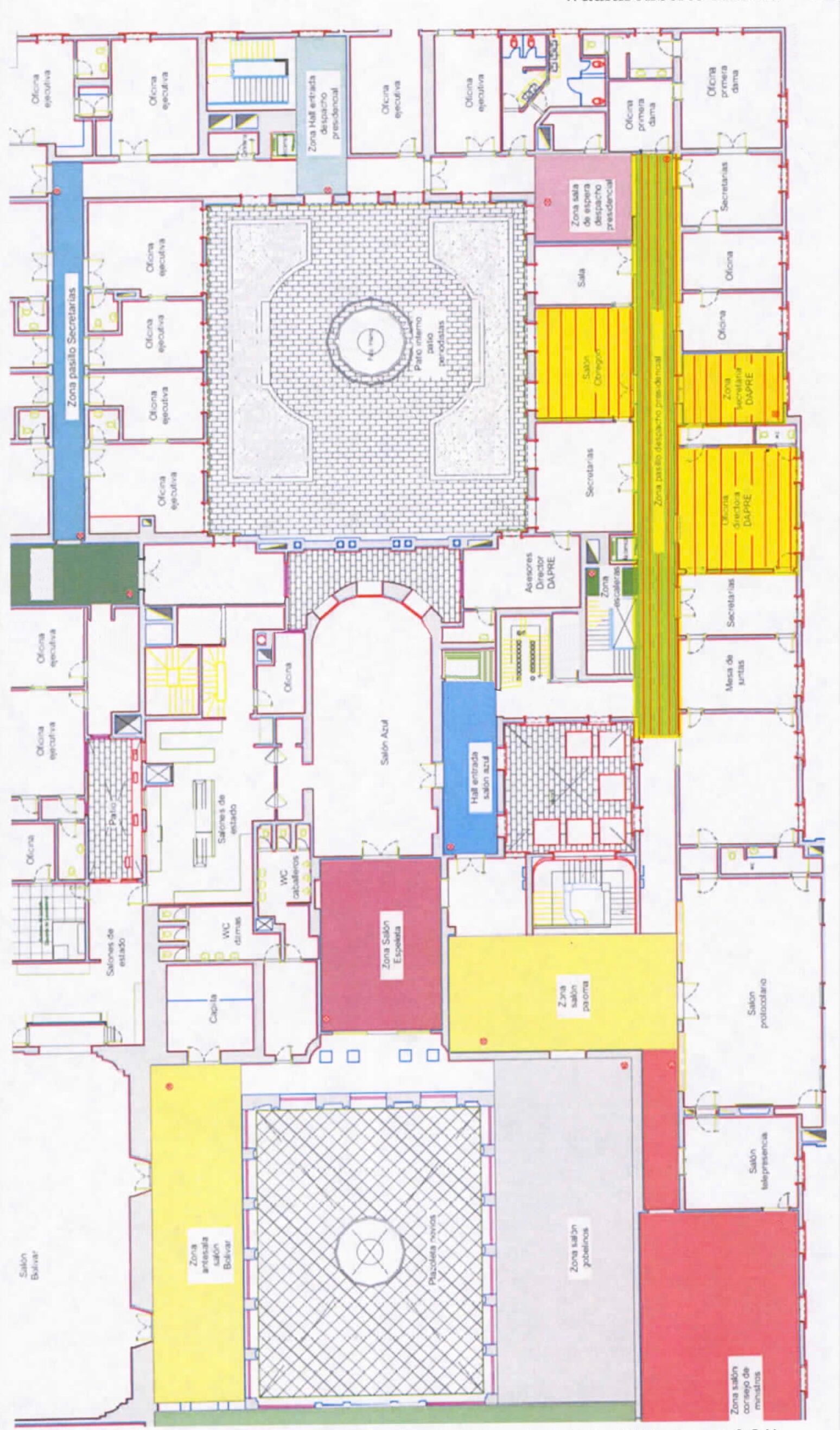 Planos casa Nariño Cónclave