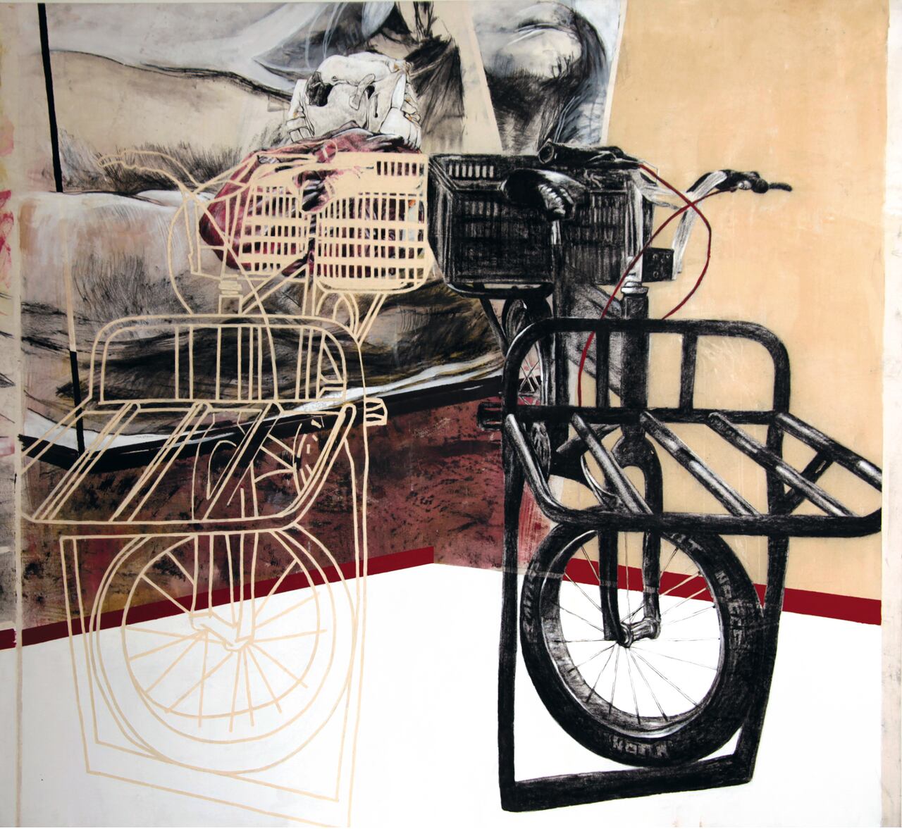 Mauricio Zequeda, Difrontismo. Cortesía del Museo de Arte Contemporáneo de Bogotá.