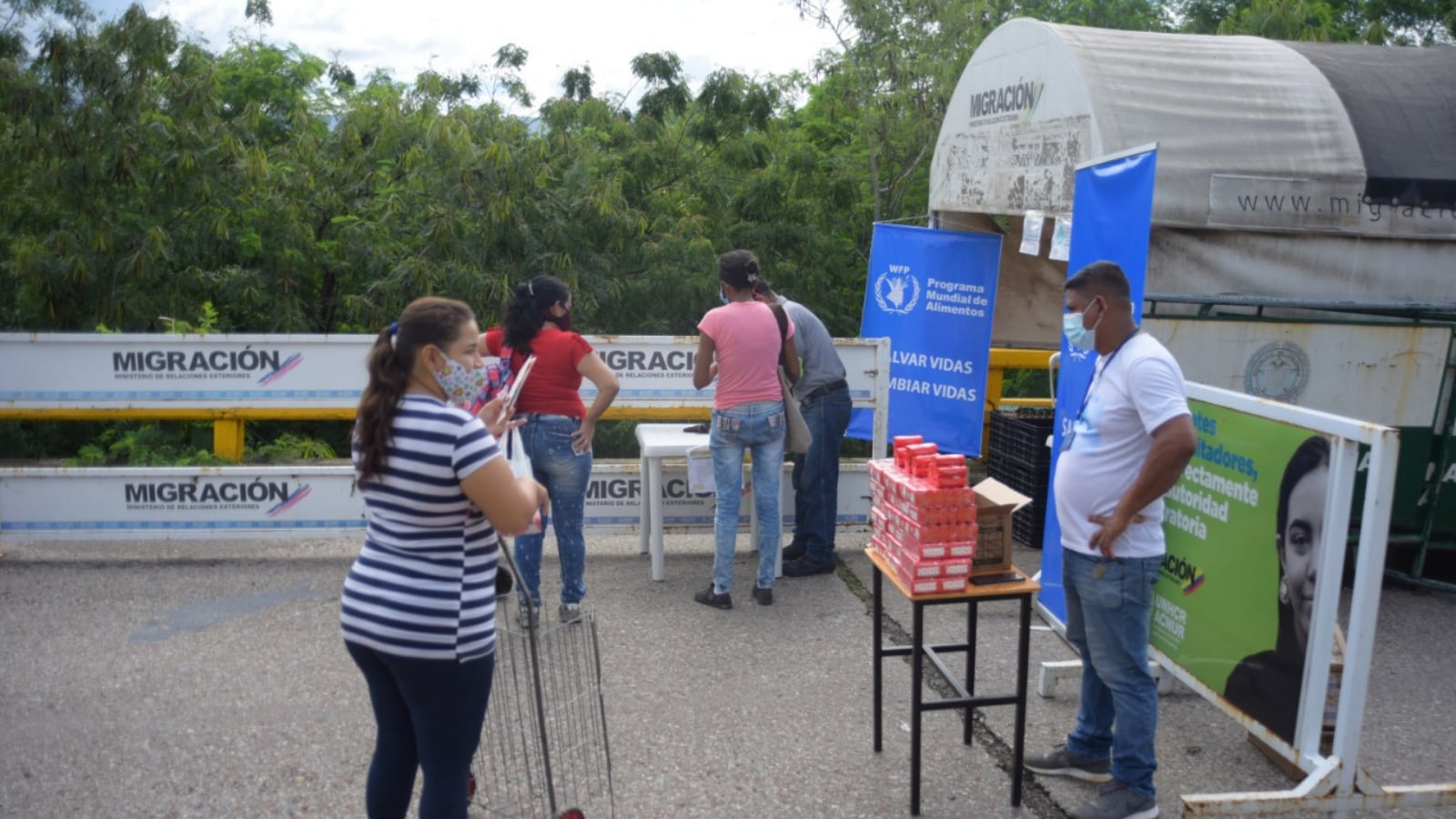 El corredor fue posible gracias a la acción conjunta Programa Mundial de Alimentos, Unicef y Gobernación de Norte de Santander