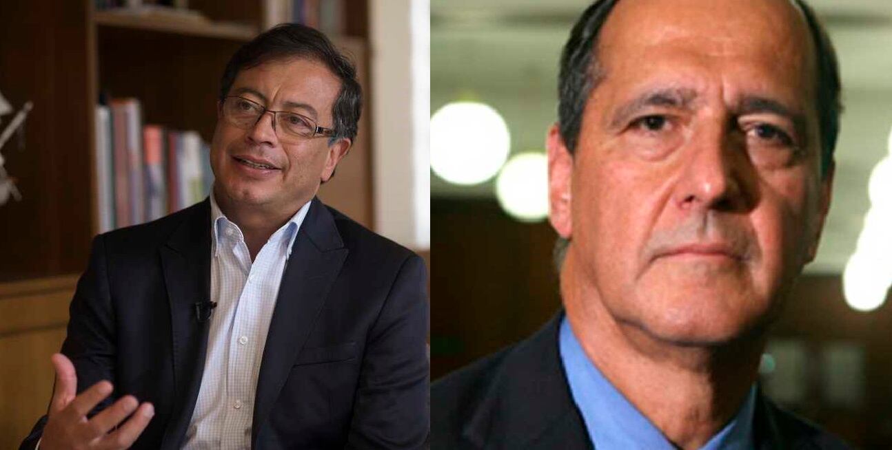 Gustavo Petro y Juan Camilo Restrepo