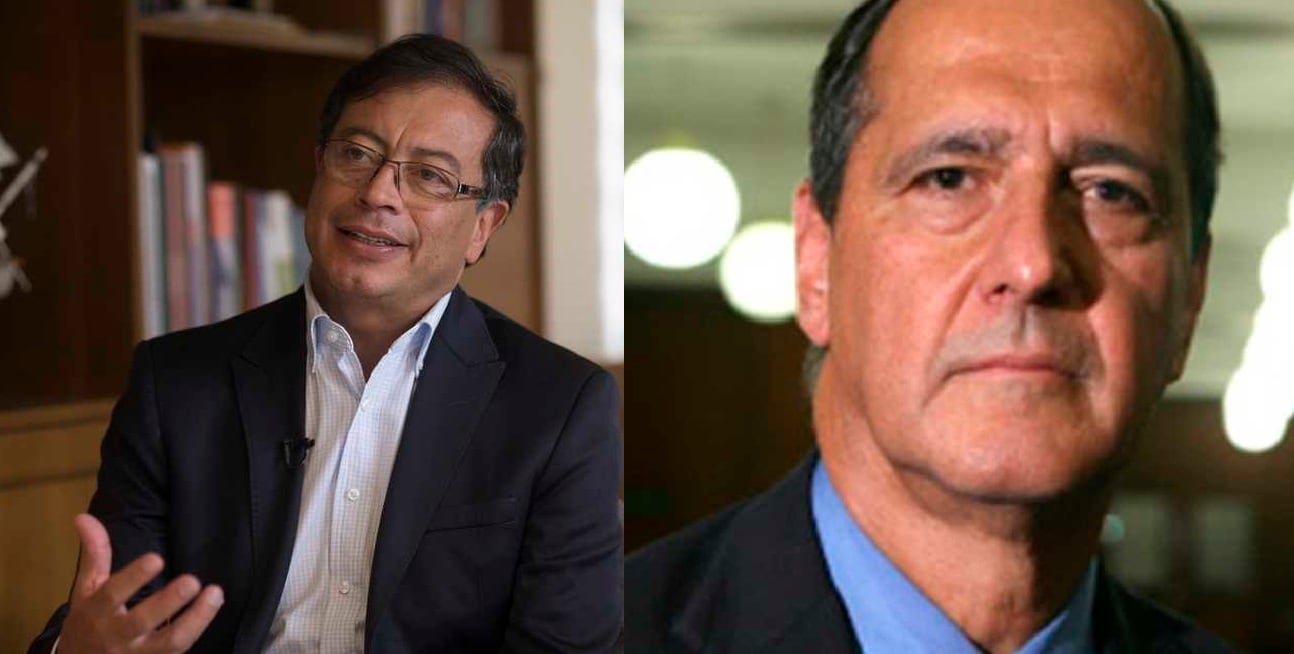 Gustavo Petro y Juan Camilo Restrepo