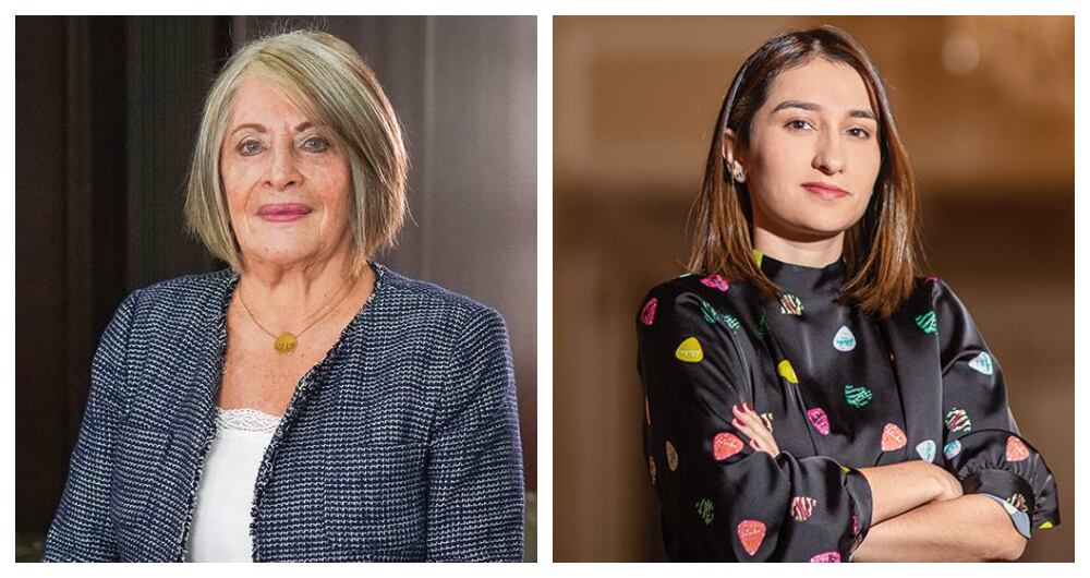 Cecilia López y Laura Sarabia