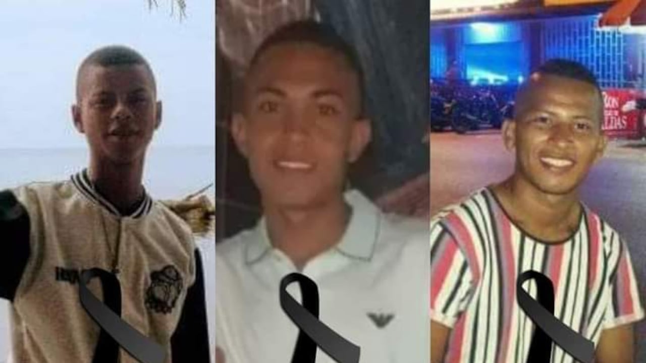 Los tres jóvenes fueron señalados como integrantes del Clan del Golfo