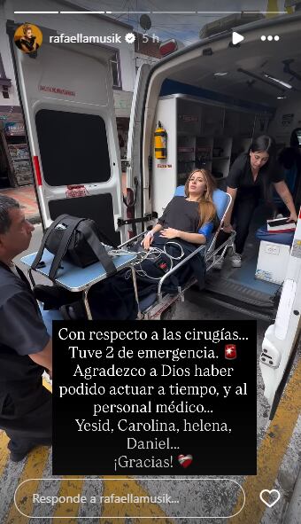 Rafaella, la hija de Marbelle preocupó por su estado de salud.