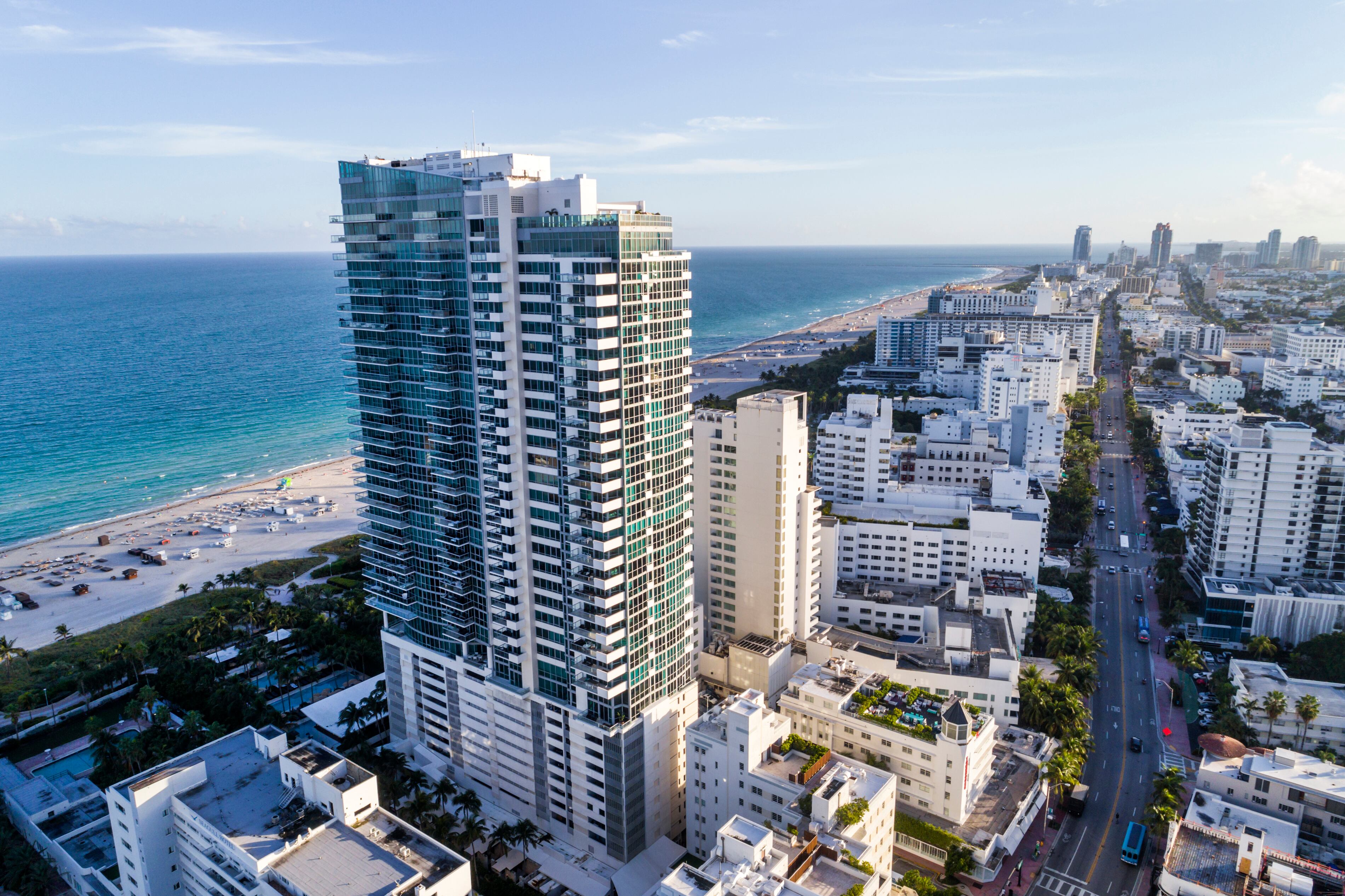 hotel Setai Miami Beach y Collins Avenue.