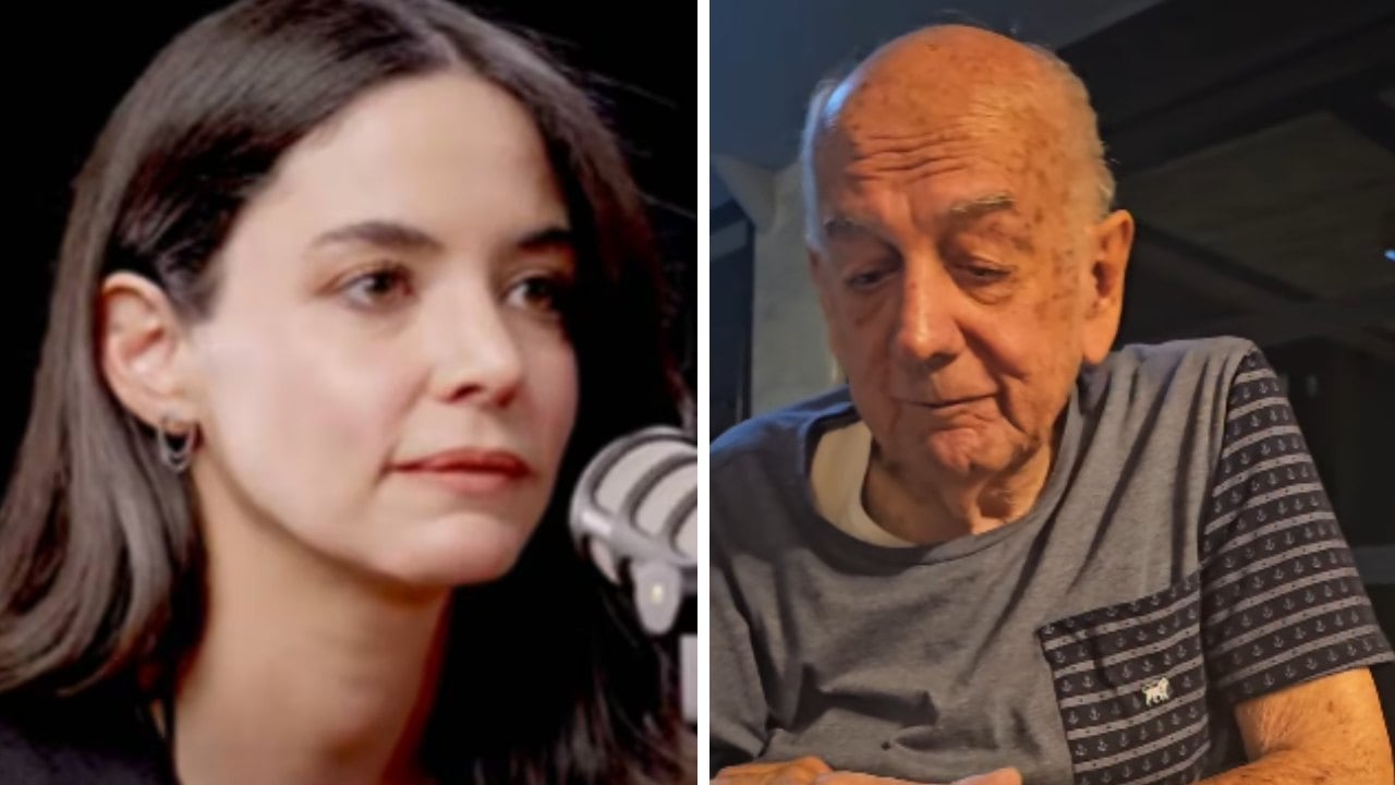 Maleja Restrepo y su papá