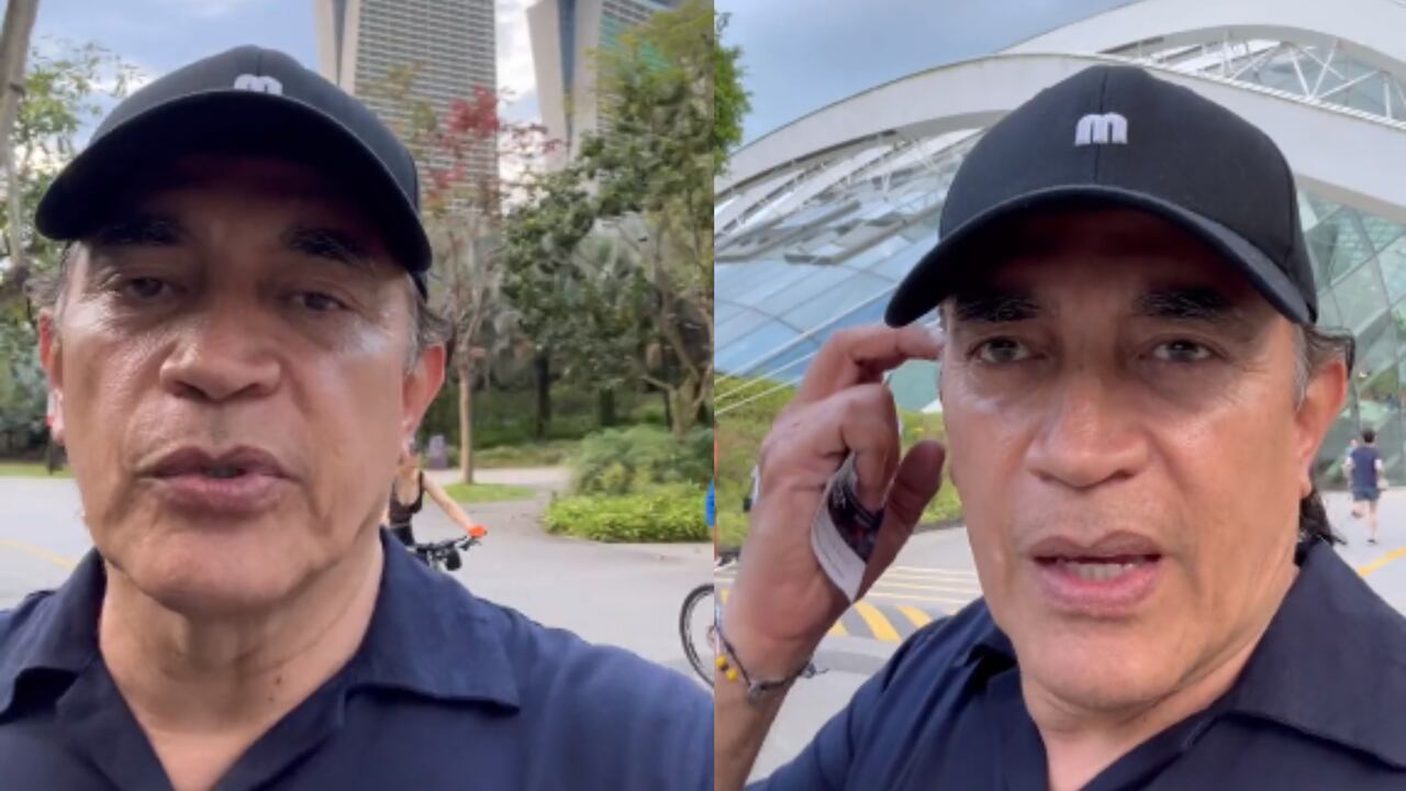 Gustavo Bolívar está en Singapur y aprovechó para compararla con Bogotá.