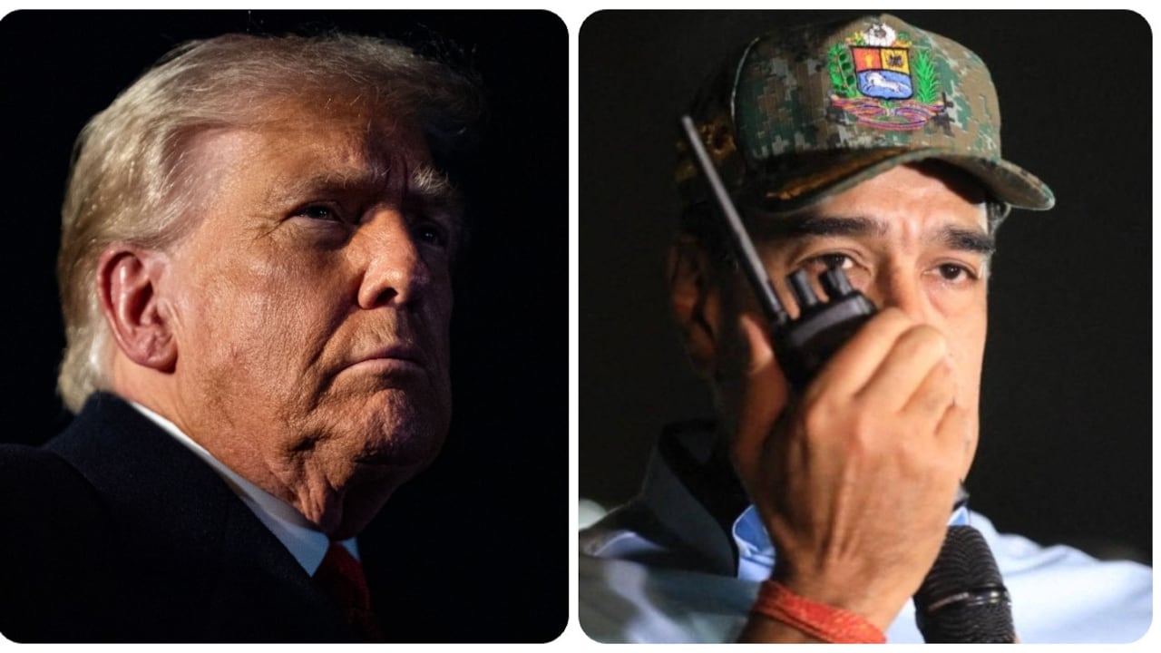 Donald Trump y Nicolás Maduro.