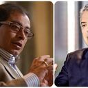 Gustavo Petro e Iván Duque