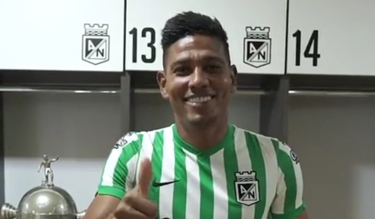 Alex Mejía fue presentado en Atlético Nacional