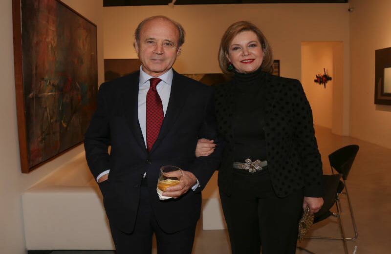 Javier Aguirre y Noemí Sanín.