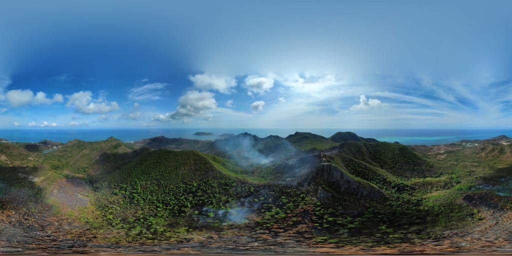 Incendio Forestal en Providencia