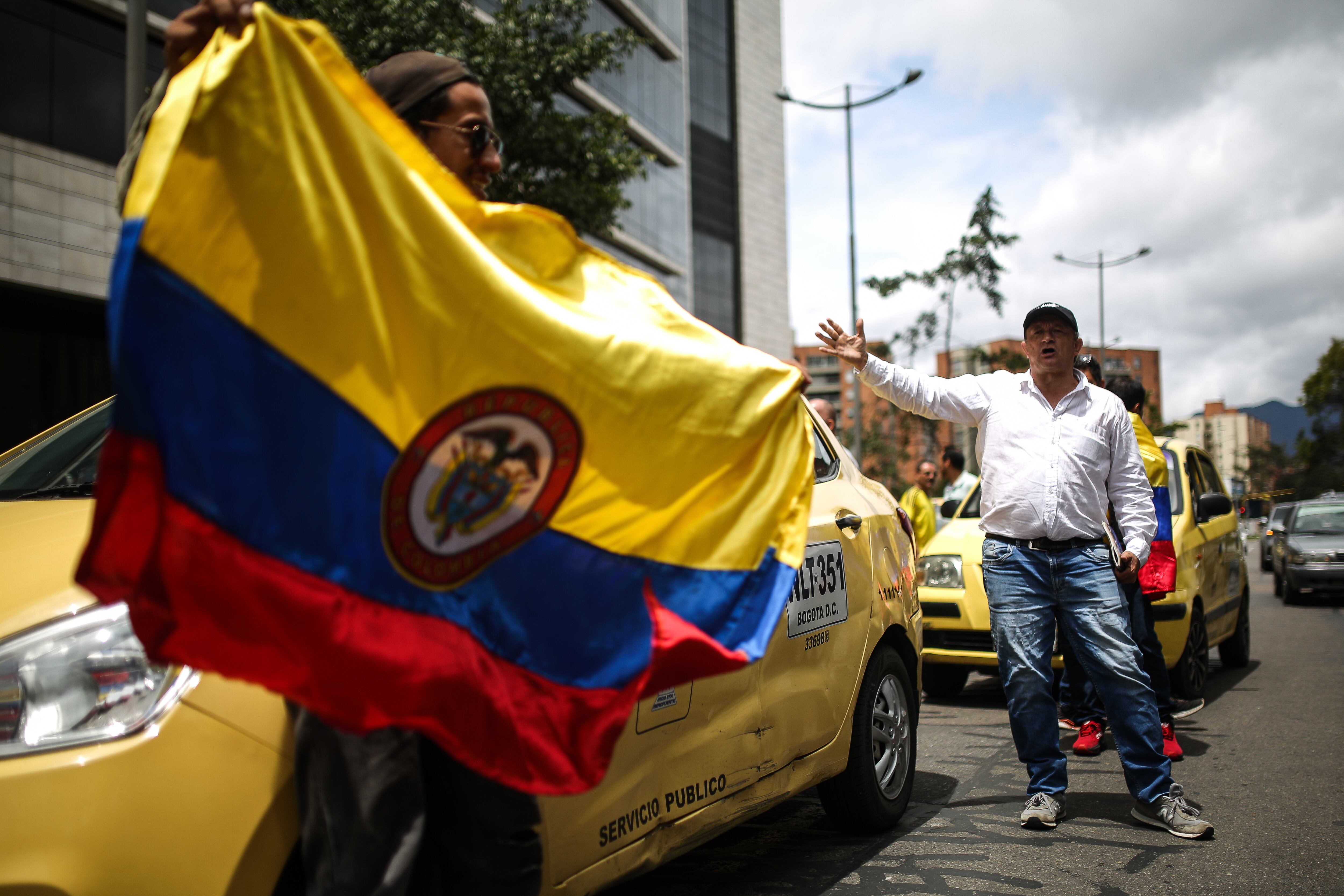 Paro de taxistas  en el centro de Bogotá
Mayo 14 de 2024