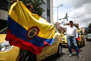 Paro de taxistas en el centro de Bogotá
Mayo 14 de 2024